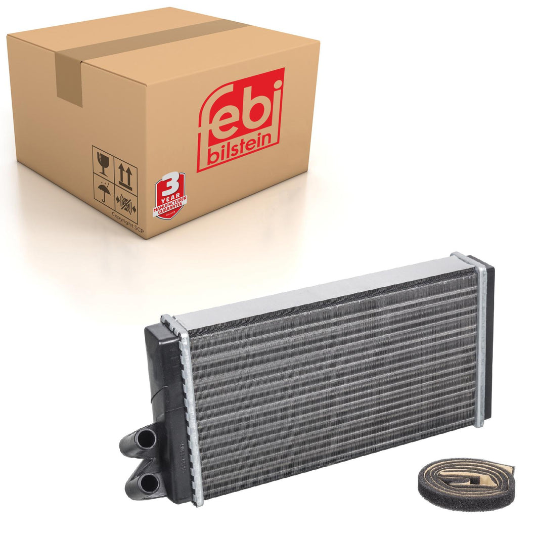 Heating System Heat Exchanger Fits Audi 100 quattro 200 A6 S6 V8 4C Febi 11090