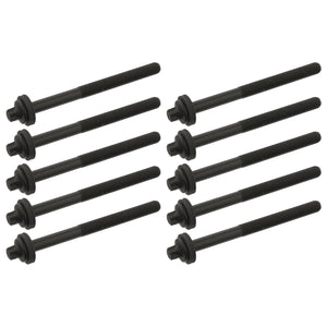 Cylinder Head Bolt Set Fits BMW 1 Series E87 3 E36 E46 E90 E91 5 E39 Febi 12032