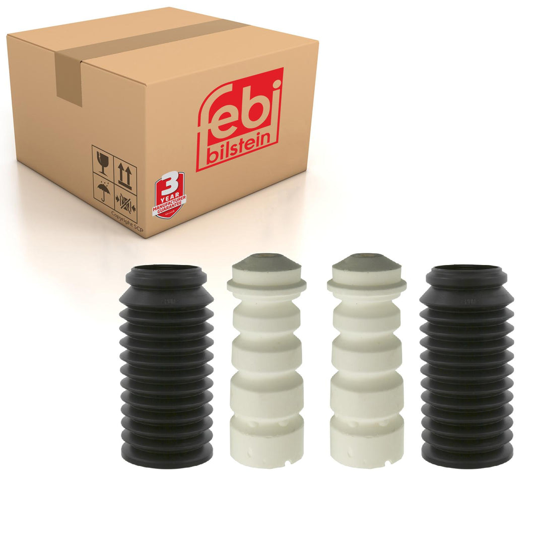 Rear Shock Absorber Protection Kit Fits Volkswagen Golf Cabrio CityST Febi 13017