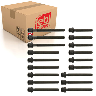 Cylinder Head Bolt Set Inc Captive Disc Fits Volkswagen Bora 4motion Febi 14344