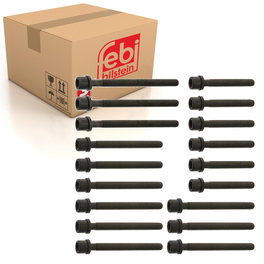 Cylinder Head Bolt Set Inc Captive Disc Fits Volkswagen Bora 4motion Febi 14344