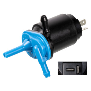 Windscreen & Headlight Washer Pump Fits Lancia Dedra Febi 14368