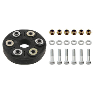 Front Propshaft Flexible Coupling Kit Fits Mercedes Benz C-Class Mode Febi 14979