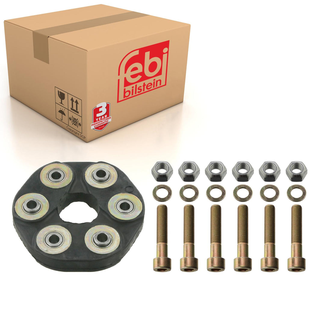 Propshaft Flexible Coupling Kit Fits Mercedes Benz 190 Series model 2 Febi 14992