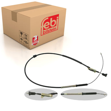 Rear Longitudinal Brake Cable Fits Volvo 740 760 940 960 S 90 I Febi 15751