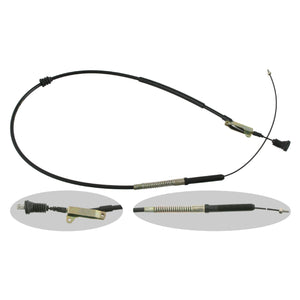 Rear Longitudinal Brake Cable Fits Volvo 740 760 940 960 S 90 I Febi 15751