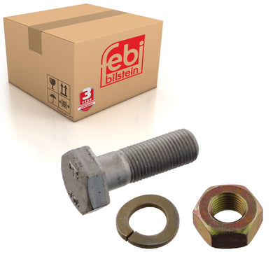 Propeller Shaft Bolt Inc Spring Ring & Nut Fits Mercedes Benz T 2 mod Febi 15808