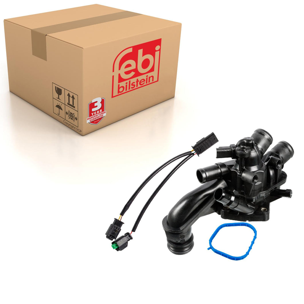 Thermostat Inc Housing Seal & Temperature Switch Fits Citroen Berlin Febi 170321