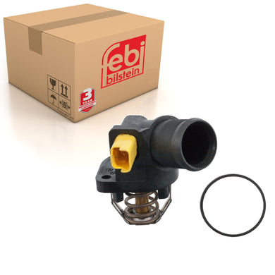 Thermostat Inc Housing, Seal & Temperature Switch Fits Citroen C2 C3 Febi 170586