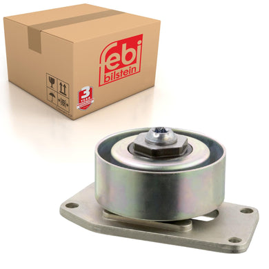 Auxiliary Belt Idler Pulley Inc Bracket Fits Peugeot 206 207 Citroen Febi 17065