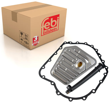 Automatic Transmission Oil Filter Set Inc Sump Pan Gasket Fits Audi Febi 170883