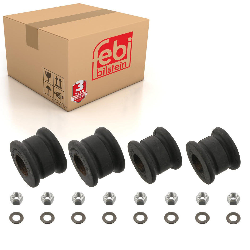 Front Anti Roll Bar Bush Kit Fits Mercedes Benz 190 Series model 201 Febi 17100