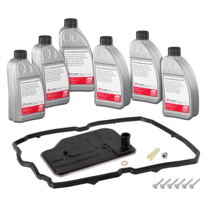 ATF Transmission Oil 6 Litre And Filter Service Repair Kit Fits Merc Febi 171750