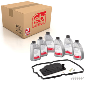 ATF Transmission Oil 6 Litre And Filter Service Repair Kit Fits Merc Febi 171750