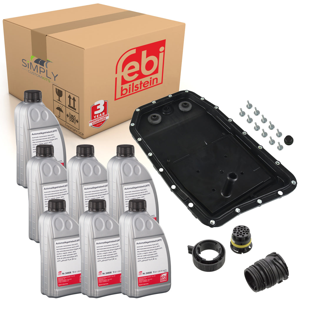 ATF Oil Service Filter Kit Transmission 7L Fits BMW 3 5 6 7 Series Febi 171752