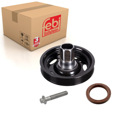 Crankshaft Pulley Set Inc With Bolt & Seal Ring Fits Vauxhall Febi 171924