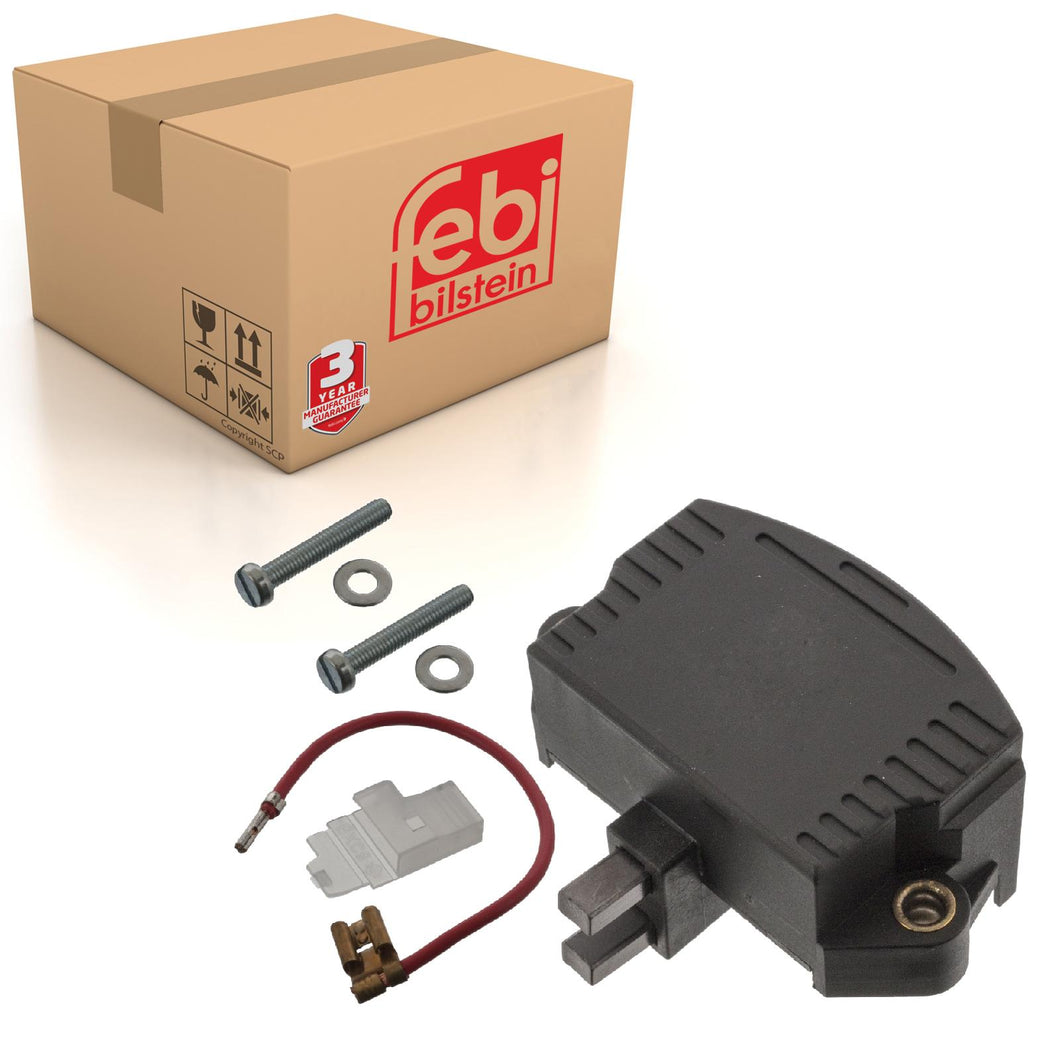 Alternator Regulator Inc Additional Parts Fits Volkswagen Golf 1 Cabr Febi 17198
