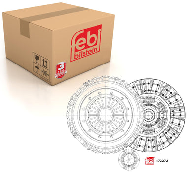 Clutch Kit Fits DAF OE 1843 938 Febi 172272