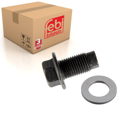 Oil Drain Plug Inc Sealing Ring Fits Peugeot OE 6822.ER S1 Febi 172445