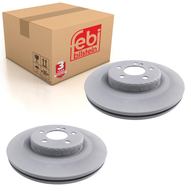 Pair of Rear Brake Disc Fits Mercedes C-Class GLC E-Class 0004230712 Febi 175157