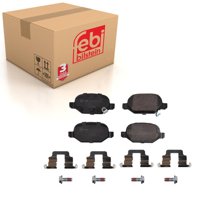 Rear Brake Pad Set Fits Fiat 500 IV Panda III OE 77367514 Febi 175268