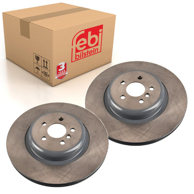2 Rear Brake Discs Fits BMW OE 34 21 6 860 927 Febi 175486