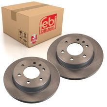 Load image into Gallery viewer, 2 Rear Brake Discs Fits Mercedes OE 910 423 21 00 07 Febi 175505