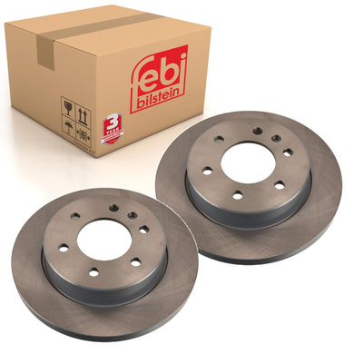 2 Rear Brake Discs Fits Mercedes OE 910 423 21 00 07 Febi 175505