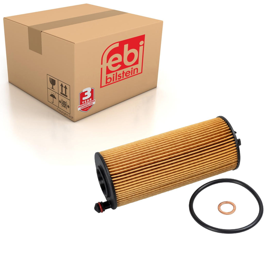 Oil Filter Inc Seal Rings Fits BMW M3 M4 X3 M X4 M OE 11428092620 Febi 175535