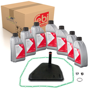 ATF Oil Service Filter Kit Transmission 7L Fits Audi A4 A6 A8 S6 VW Febi 176859