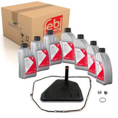 ATF Oil Service Filter Kit Transmission 7L Fits VW Phaeton Audi A4 Febi 176860