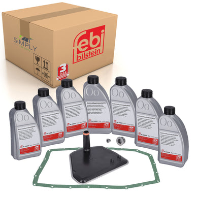 ATF Oil Service Filter Kit Transmission 7L Fits BMW X3 X5 Febi 176875