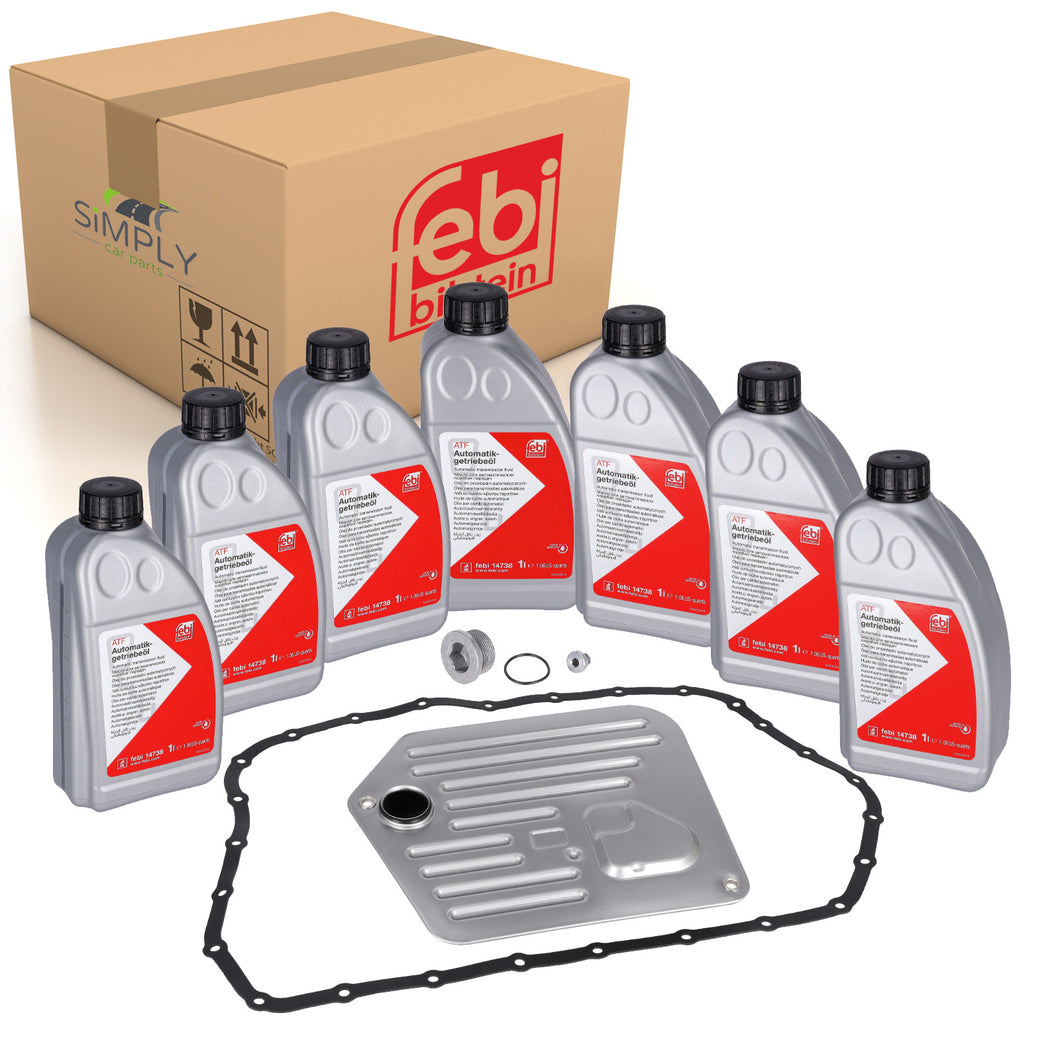 ATF Oil Service Filter Kit Transmission 7L Fits Audi A6 A8 RS6 S6 S8 Febi 176899