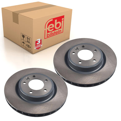2 Rear Brake Discs Fits Land Rover OE LR084067 Febi 177109