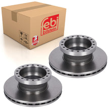 Load image into Gallery viewer, Pair of Rear Brake Discs Fits DAF LF OE 1709 060 Febi 177853