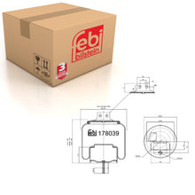 Load image into Gallery viewer, Air Spring Fits Iveco Eurotech Stralis S-WAY OE 5 0004 2586 Febi 178039