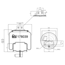 Load image into Gallery viewer, Air Spring Fits Iveco Eurotech Stralis S-WAY OE 5 0004 2586 Febi 178039