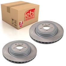 Load image into Gallery viewer, Pair of Rear Brake Discs Fits Tesla Model S OE 600643100D Febi 178233