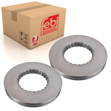 Pair of Brake Discs Fits Volvo B12B B12M B7R FH 12 FH4 OE 3092710 Febi 179011