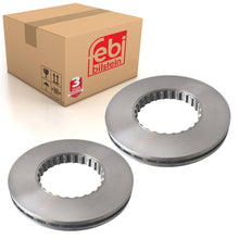 Load image into Gallery viewer, Pair of Brake Discs Fits Volvo Trucks B11R B12B B7R B8R OE 20515083 Febi 179049