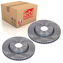Load image into Gallery viewer, Pair of Front Brake Discs Fits Ford Puma OE 2 384 229 Febi 179497