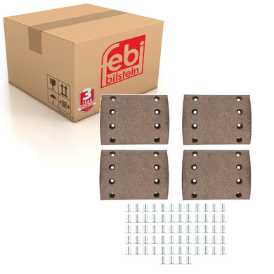 Drum Brake Lining Set Fits Bergische Achsen OE 03.092.14.45.0 Febi 181203