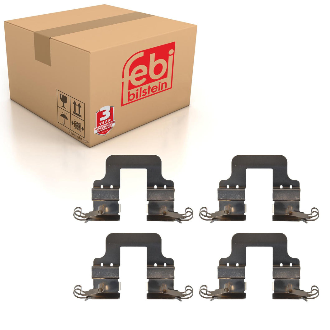 Rear Brake Pad Fitting Kit Fits Audi A4 A5 A6 A7 Q5 Febi 181484