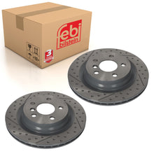 Load image into Gallery viewer, Pair of Rear Brake Discs Fits Mini JCW F60 OE 34 21 6 86 41 35 Febi 181539