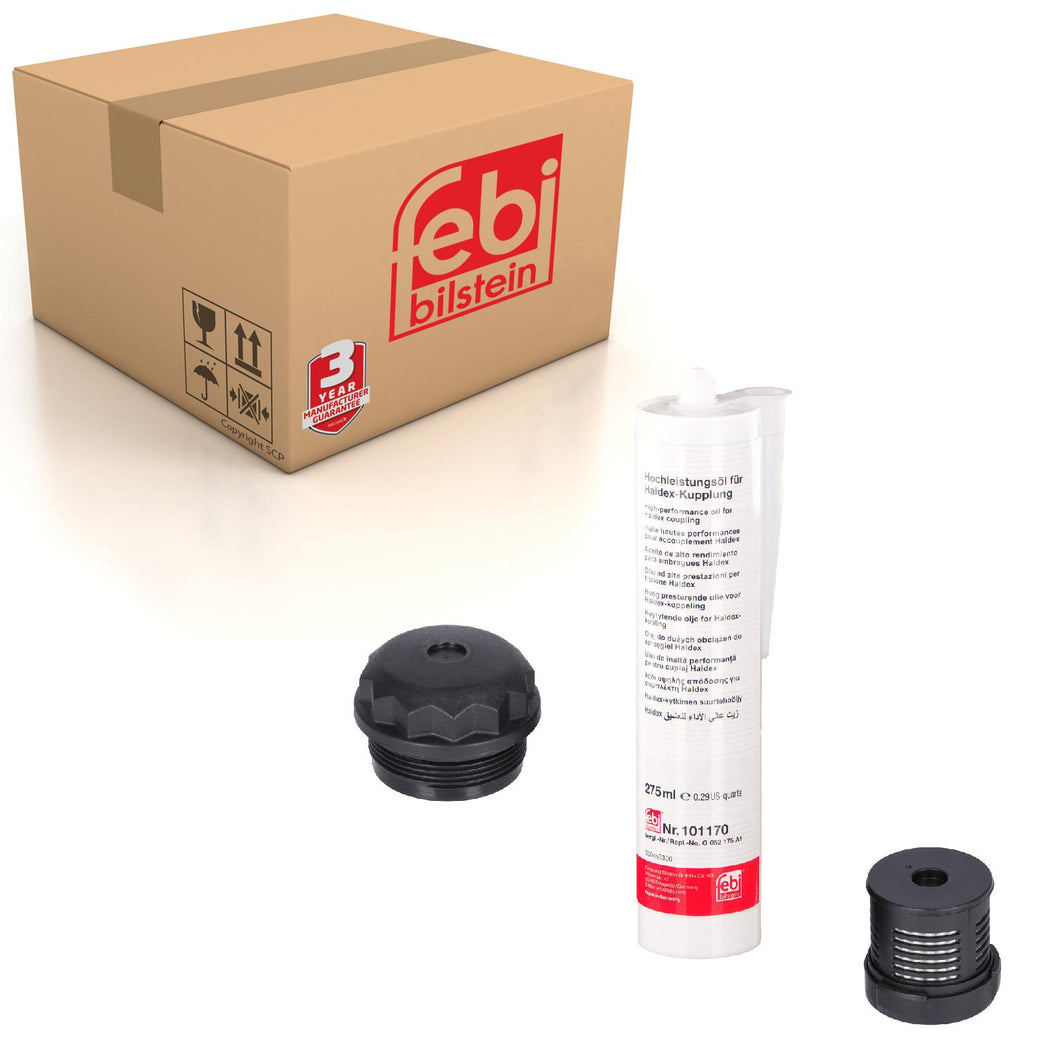 Hydraulic Filter and Oil Service Kit Fits VW Audi 02D 525 558 A S1 Febi 181845