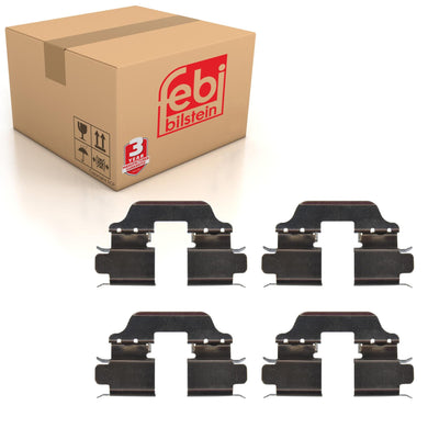 Rear Brake Pad Fitting Kit Fits Renault Megane 2008-17 Scenic Febi 182356