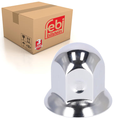 Wheel Nut Cover Stainless Steel Silver Fits Universal Febi 182480