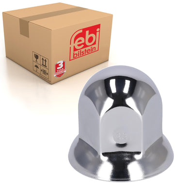 Wheel Nut Cover Stainless Steel Silver Fits Universal Febi 182481