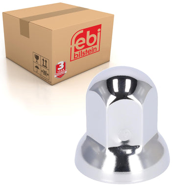Wheel Nut Cover Stainless Steel Silver Fits Universal Febi 182482
