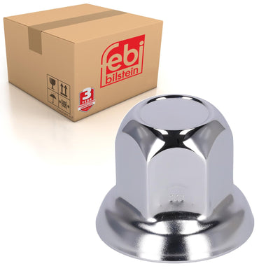 Wheel Nut Cover Stainless Steel Silver Fits Universal Febi 182483